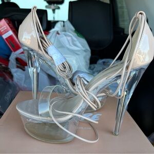 Elegant Nude Stiletto Heels